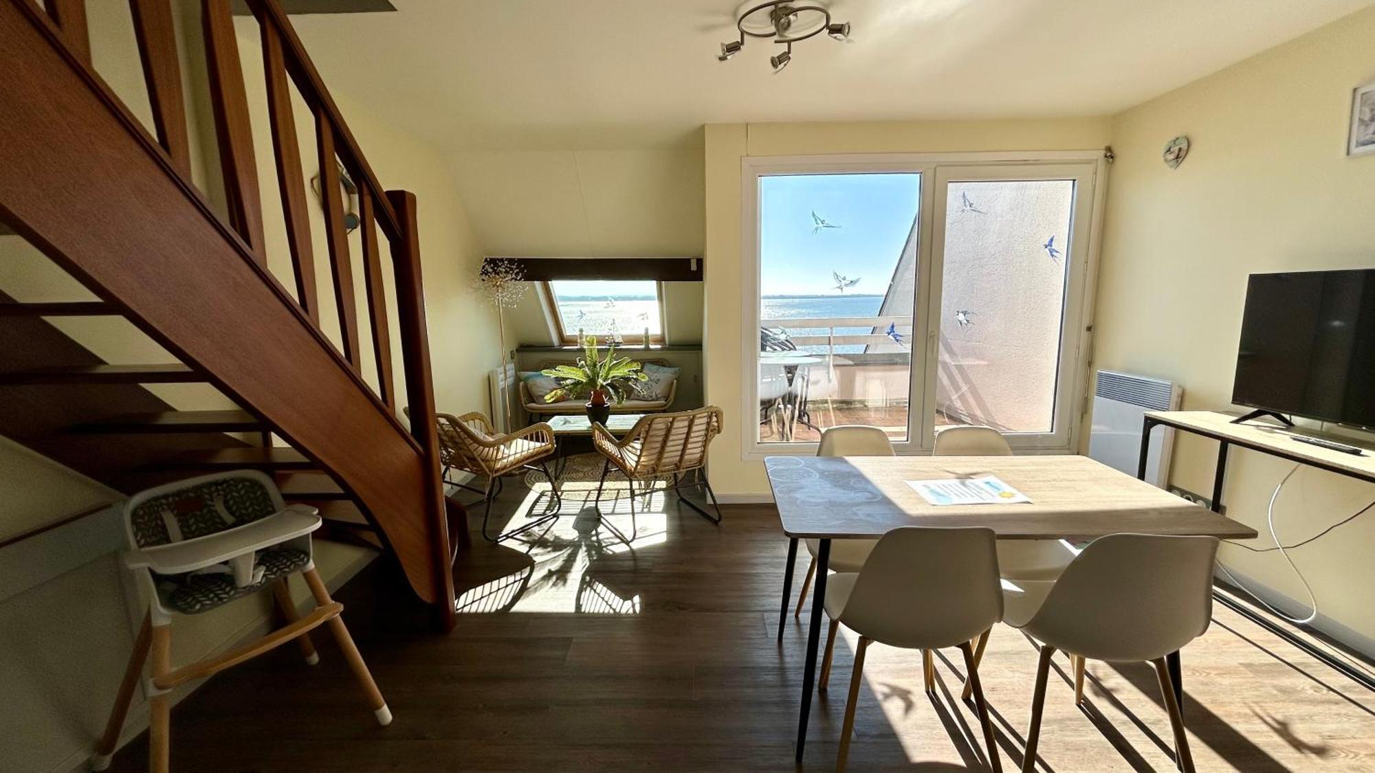 Plein Sud, Appartement Vue Baie, Acces Direct Plage Le Crotoy Buitenkant foto